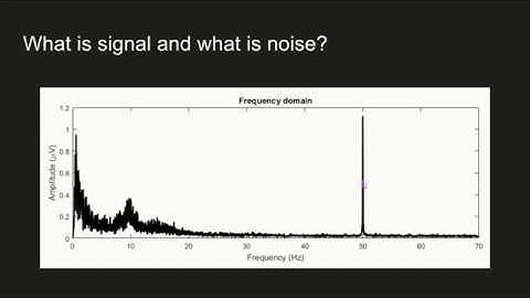 What is signal and what is noise?