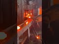Glass hot-forging and loading/unloading operations for industrial robots.#industrial #welding