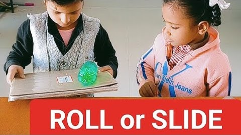 ROLL OR SLIDE / Math activity for class 1