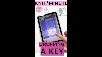 Knit*Minute - knitCompanion, Crop a Key