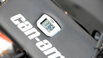 TTO Tachometer / Hour Meter Digital Gauge on CanAm ATV