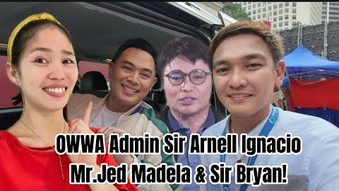 OWWA ADMIN SIR ARNELL IGNACIO & MR.JED MADELA IN CHARTER ROAD HONGKONG/DH IN HONGKONG/OFW SA HK.