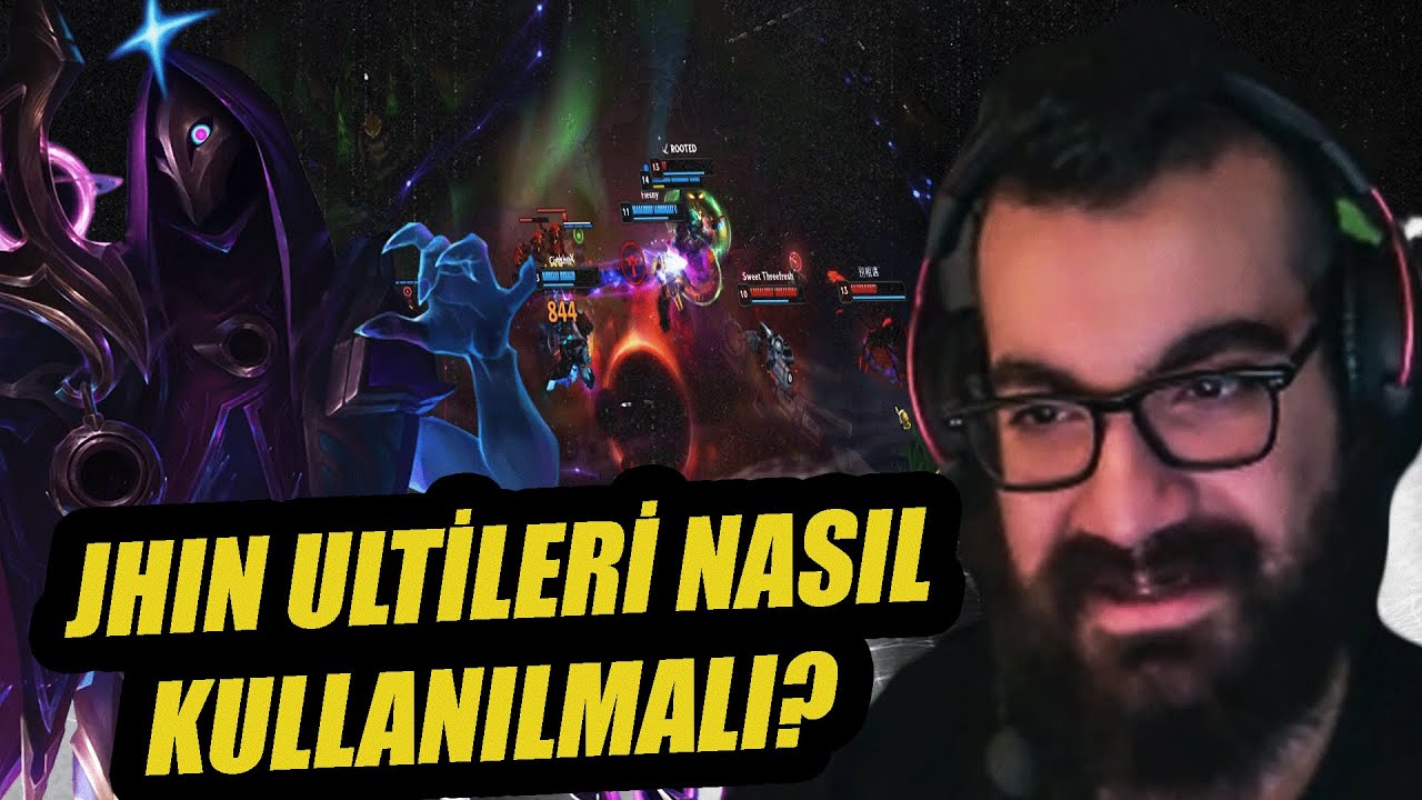 JHIN ULTİLERİ NASIL KULLANILIR? TEK ATAN JHIN (organizmayım) | HolyPhoenix 