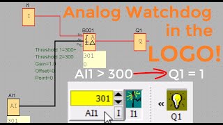 Siemens PLC - Analog Watchdog  in the LOGO! Soft Comfort. screenshot 4