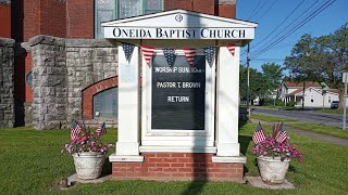 memorial day in Oneida (the picnic at the Oneida Baptist Church a annual event just before parade)