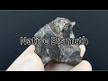 Native Bismuth from Dayu Co., Ganzhou, Jiangxi, China