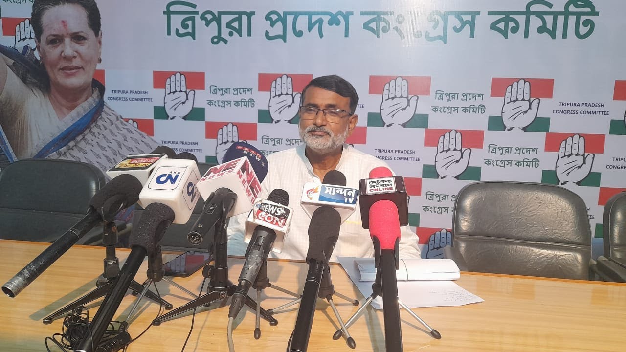 Congress leader Ashish Kumar Saha highlighted the state's political ...