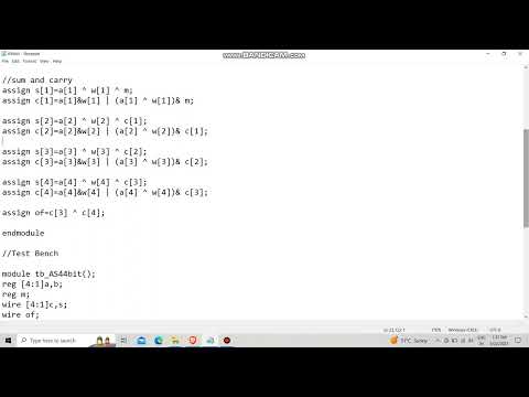 4Bit Adder Subtractor