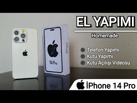 EL YAPIMI İPHONE 14 PRO MAKETİ / HOMEMADE HOW TO MAKE İPHONE 14 PRO REALİSTİC DESİGN CARDBOARD / #4