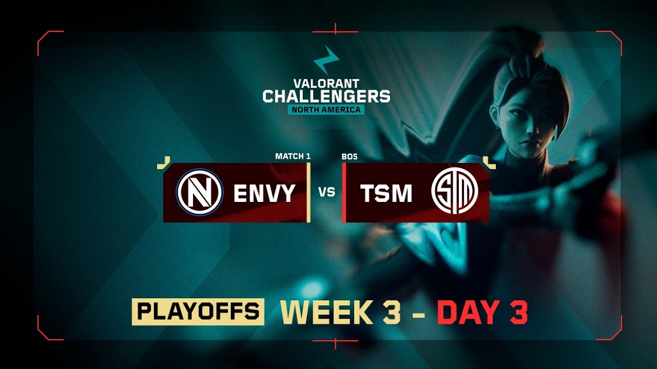 ENVY против TSM | VALORANT Challengers NA | 3 неделя, 3 день | 3 этап плей-офф | Карта 4