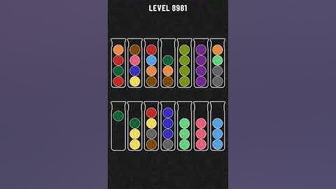 Ball Sort Puzzle Level 8981