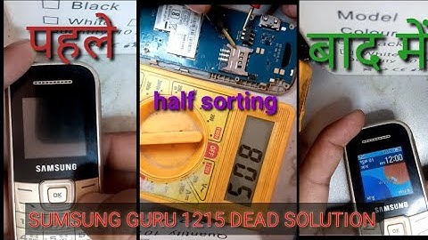 sumsung guru1215 (GT-E1215) half sorting 10000000% solution