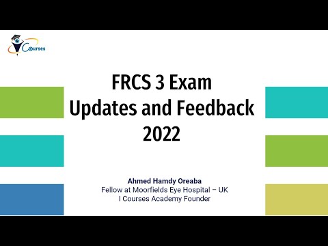 FRCS3 Exam 2022 Updates (English)