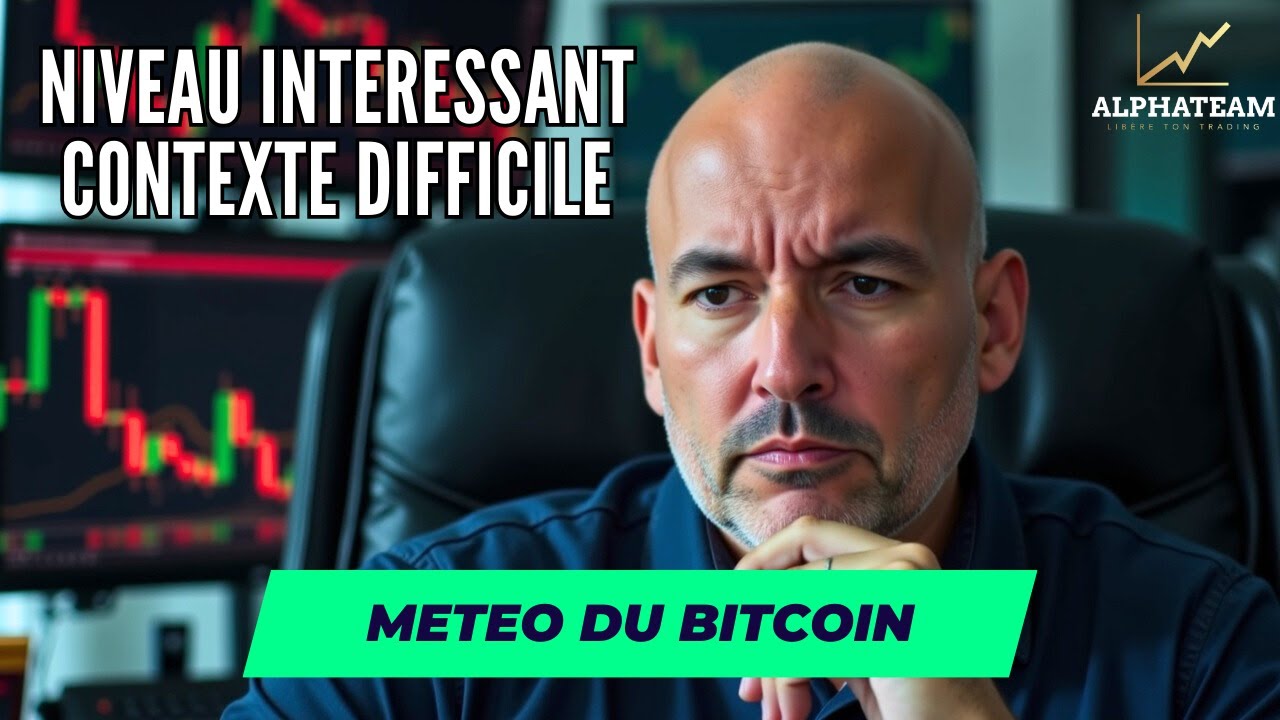 Niveaux intéressants dans un contexte difficile - La Météo Bitcoin FR