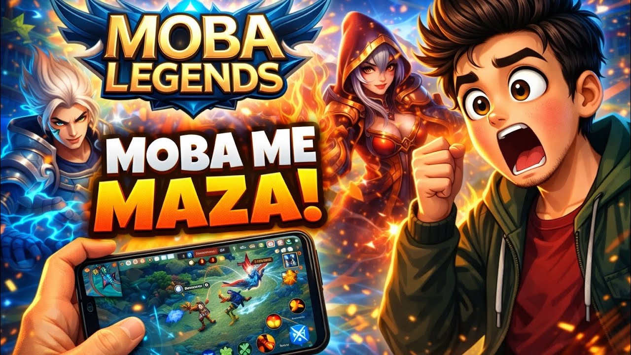 💥 FIRST TIME MOBA LEGENDS EXPERIENCE...