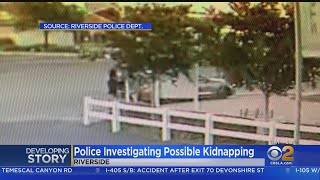 Police Investigate Possible Kidnapping In Riverside