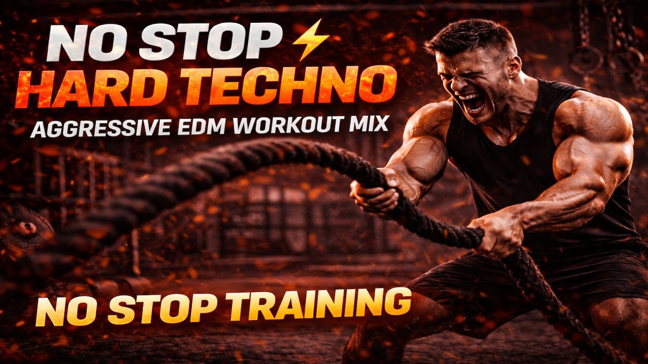 Hard Techno Gym Music | Aggressive EDM Workout Mixᴴᴰ | Motivate me
