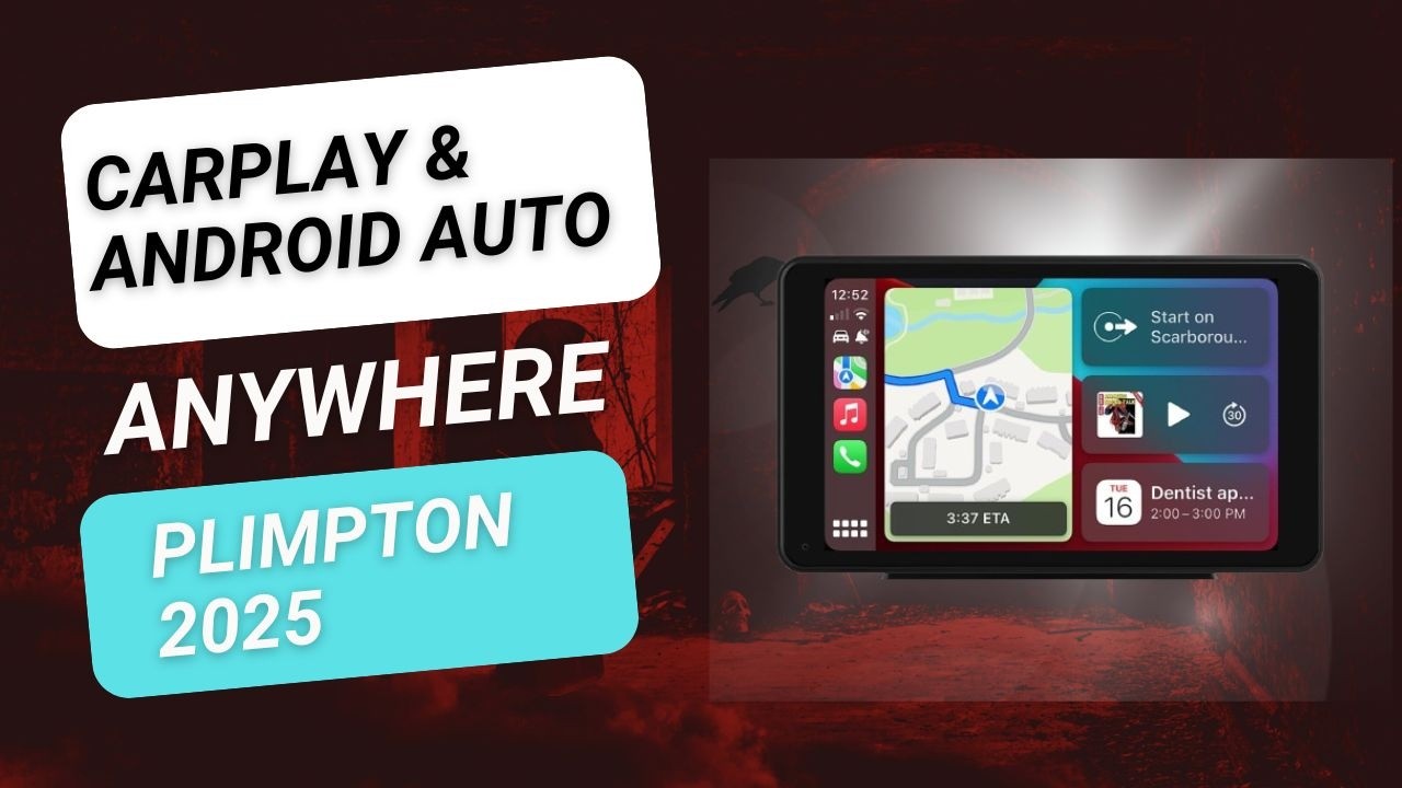 Plimpton 2025 Portable Carplay for Apple Android Auto Screen for Car ...