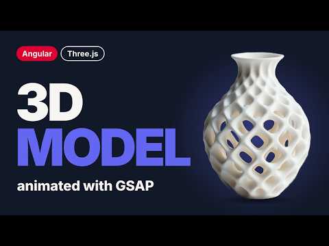 Angular + Three.js + GSAP: Add a 3D Model and Animate It on Scroll