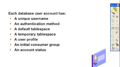 Oracle Database User Accounts | Oracle Database Administration