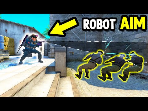 100% HS ROBOT AIM! - CS:GO BEST MOMENTS #727