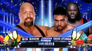 Big Show vs David Otunga Smackdown December 30 2011 Part 1