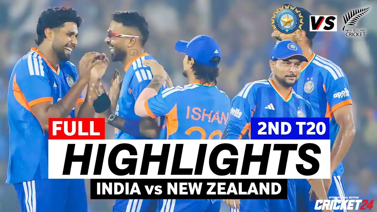 India vs New Zealand 2nd T20 Cricket Match Full Highlights Cricket Live Highlights | IND vs NZ 2026