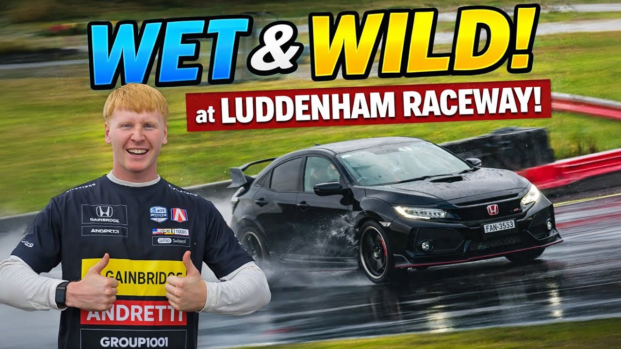 Slick Tyres in the Rain?! Honda Type-R FK8 SMASHES PB at Luddenham Raceway (53s Lap!)
