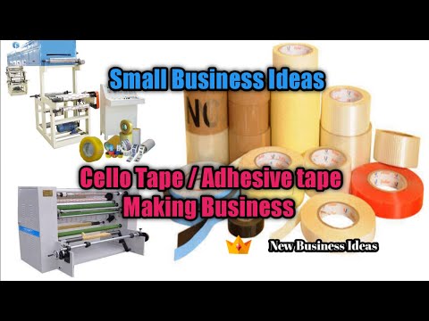 Adhesive Tape Making - Best Small Business Idea