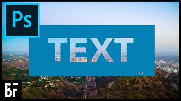 Knockout Text in Photoshop