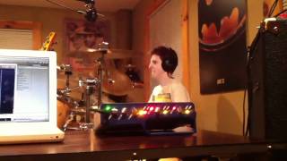 Clockwork - recording some drums