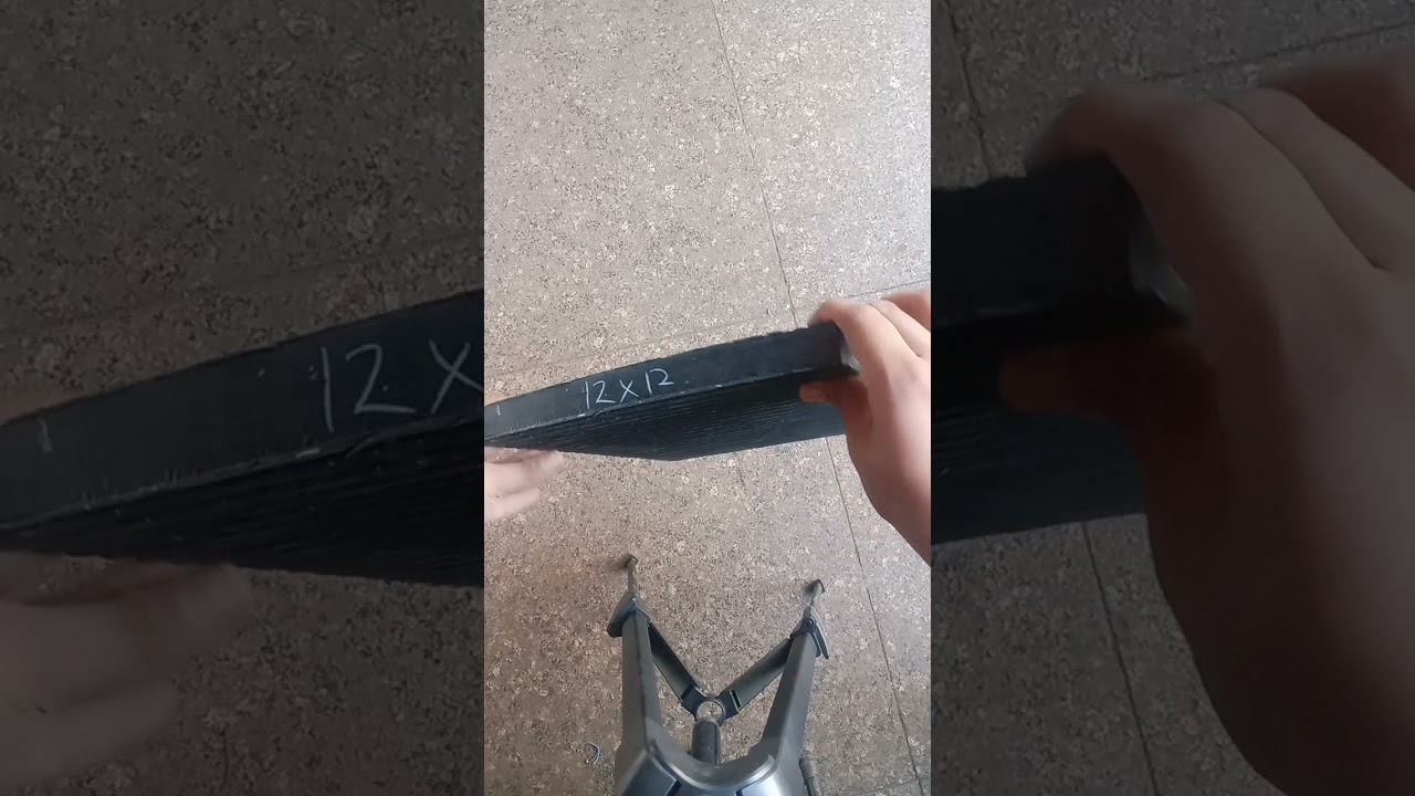 ANTI VIBRATION SQUARE RUBBER PAD   /  SIZE 6" X 6" /                          THIKNESS= 1"