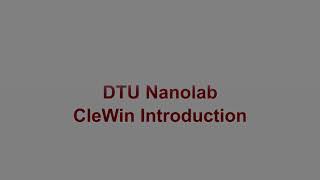 CleWin 5 introduction