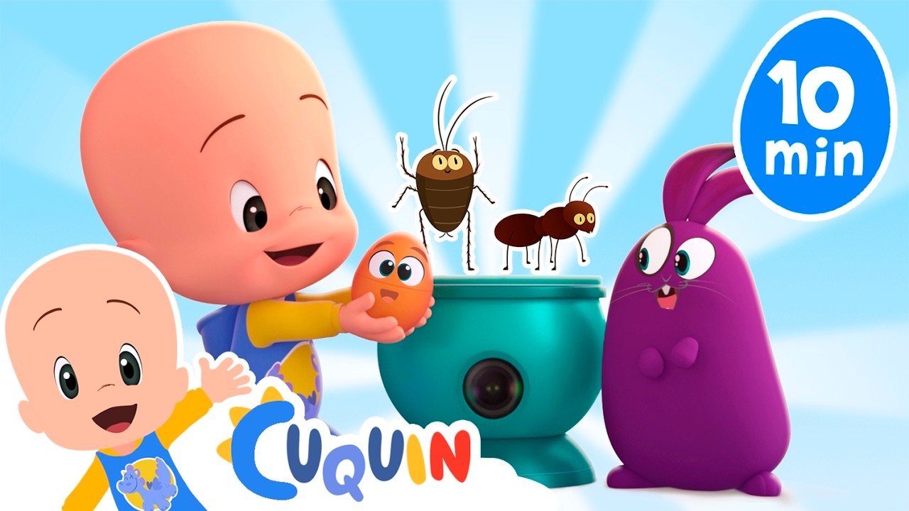 Bugs in surprise eggs | The Little Cockroach | Fun children's