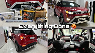 MAHINDRA XUV300 WITH EVERY POSSIBLE MODIFICATIONS 🥵| ALLOYS | 360 DEGREE CAMERA | DIFFUSER & MORE❤️