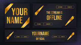Treasure (Logo, Banner and Screen Offline | Speed Art   Template) FREE