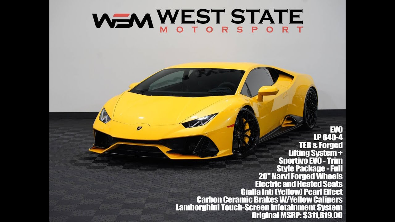 2020 Lamborghini Huracan Evo West State Motorsport #WSM1528 - YouTube