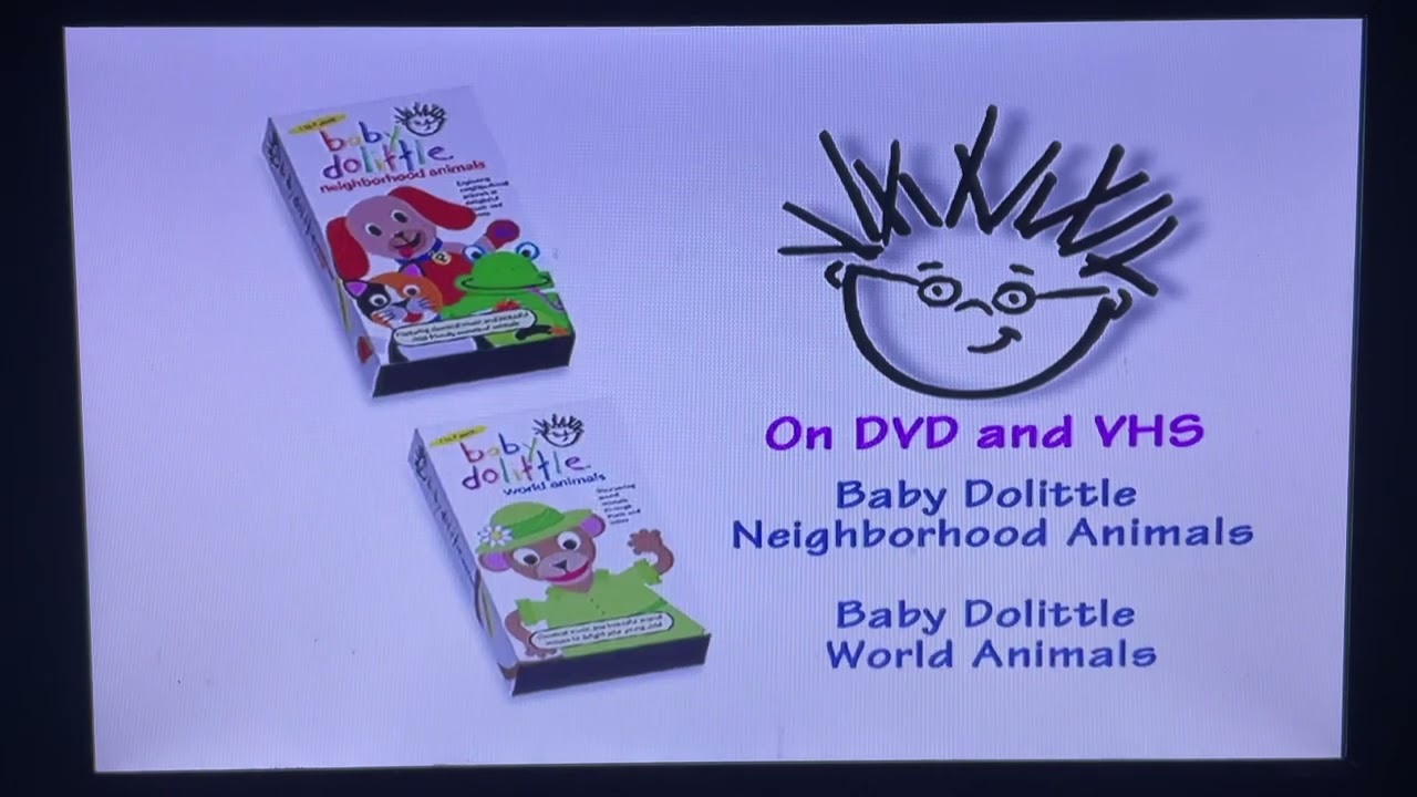 Baby Dolittle Neighborhood Animals (2002) Dvd Menu Walkthrough