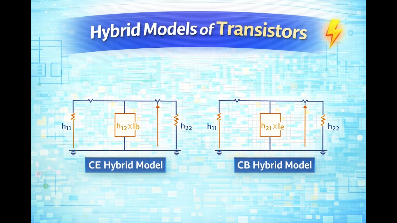 Hybrid Model of Transistor | h-Parameter Equivalent Circuit | Network ...