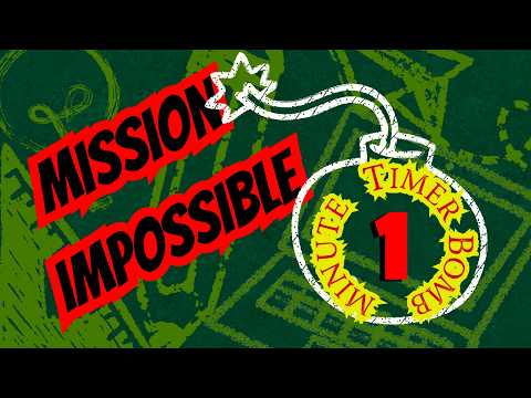 1 Minute Timer Bomb MISSION IMPOSSIBLE Classroom Timer