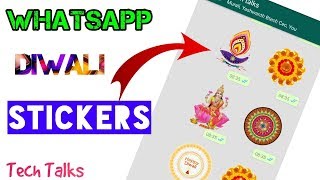 Diwali stickers whatsapp || Send Stickers On WhatsApp || WhatsApp Stickers new By Tech Talks screenshot 3
