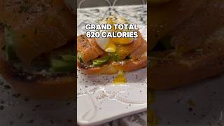 Eating healthy sometimes isn’t eating healthy at all. Example: smoked salmon and egg clocked at…