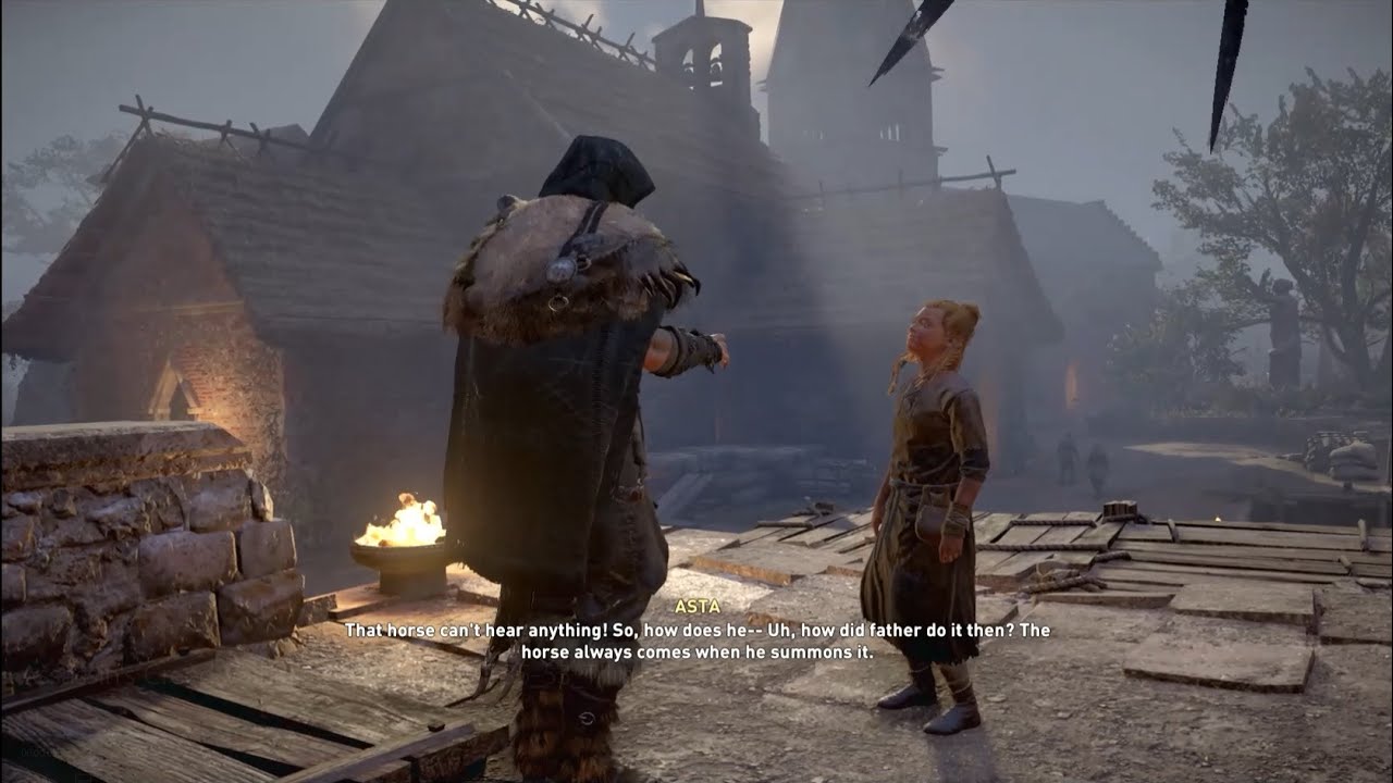 Completing the Wayward world event in Assassin's Creed Valhalla, highlighting player progression and achievement