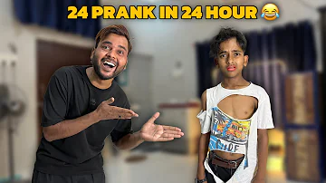 24 Prank In 24 Hour Challenge with Zeeshan 😳