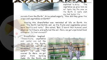 Exploring Space Unit Earth, the Desolated Home 5th STD Term 1 English Lesson