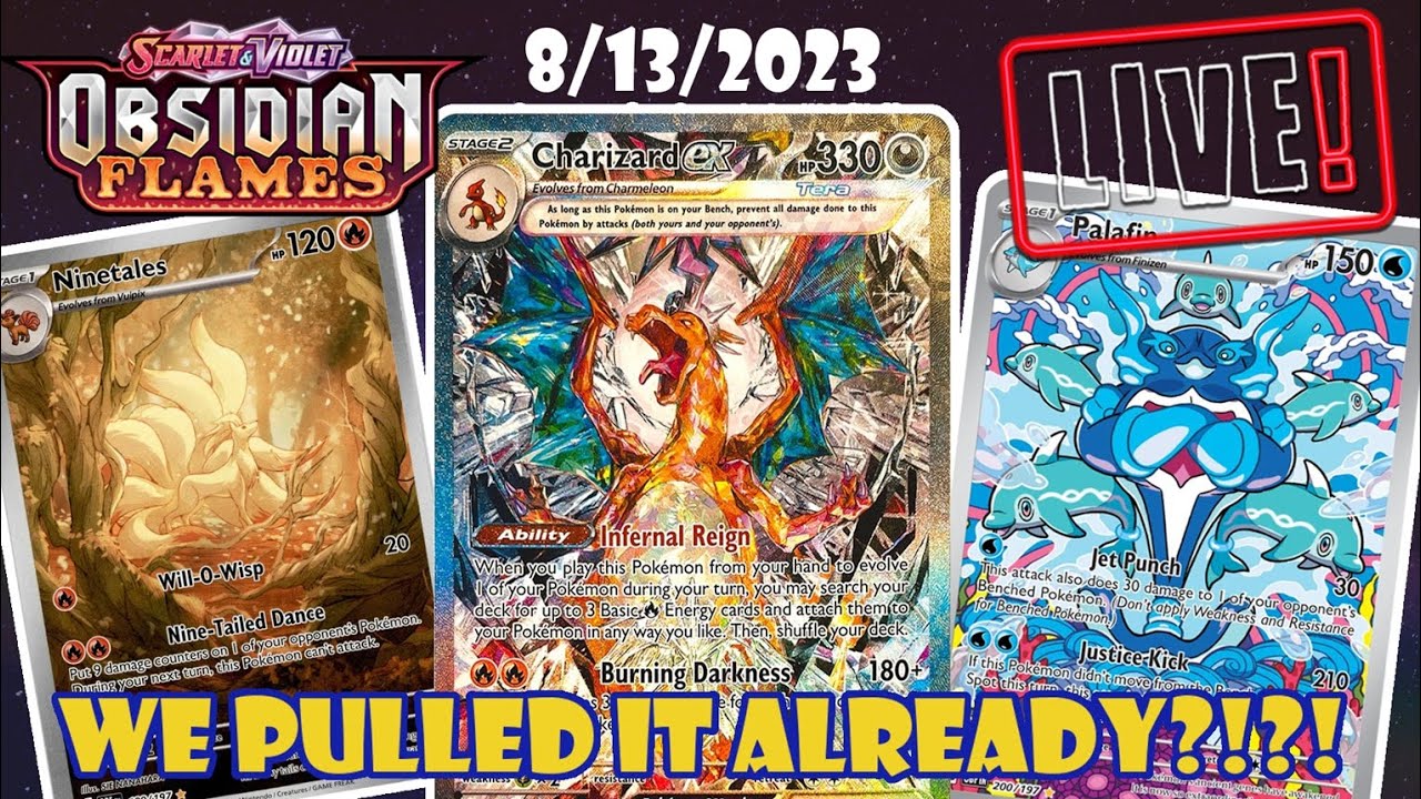 Obsidian Flames Booster Box Break! !cards