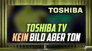 Kein Bild aber Ton Problem am Toshiba TV beheben - Fernseher Tutorial