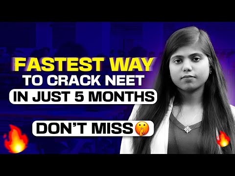 Strategy to crack NEET in just 5 months!🔥