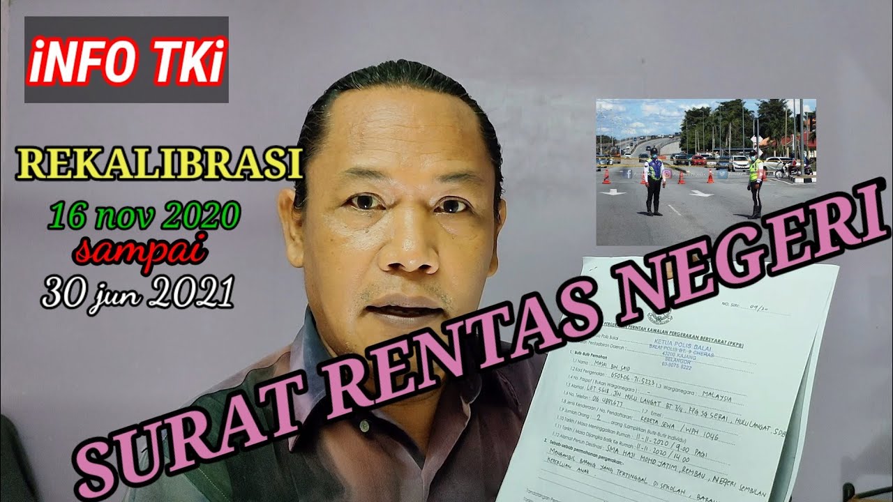 iNFO TKi, CARA MEMBUAT SURAT RENTAS NEGERI 