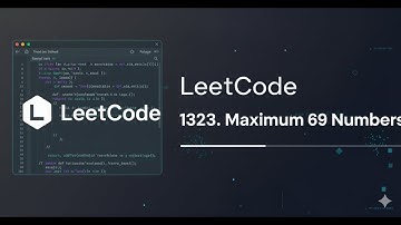 LeetCode 1323 Maximum 69 Number | Easy Math Problem Solution in C++